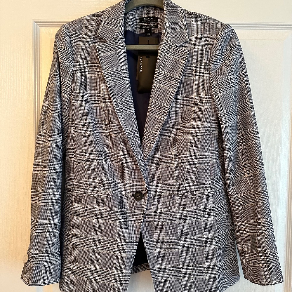 Plaid blazer